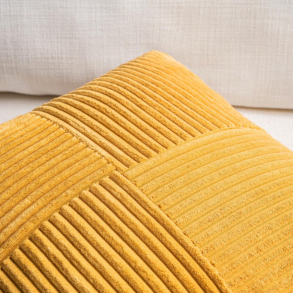 Kussenhoezen, 40 x 65 cm, corduroy, modern, zacht, decoratief, met verborgen ritssluiting, voor bank, slaapkamer, 40 x 65 cm