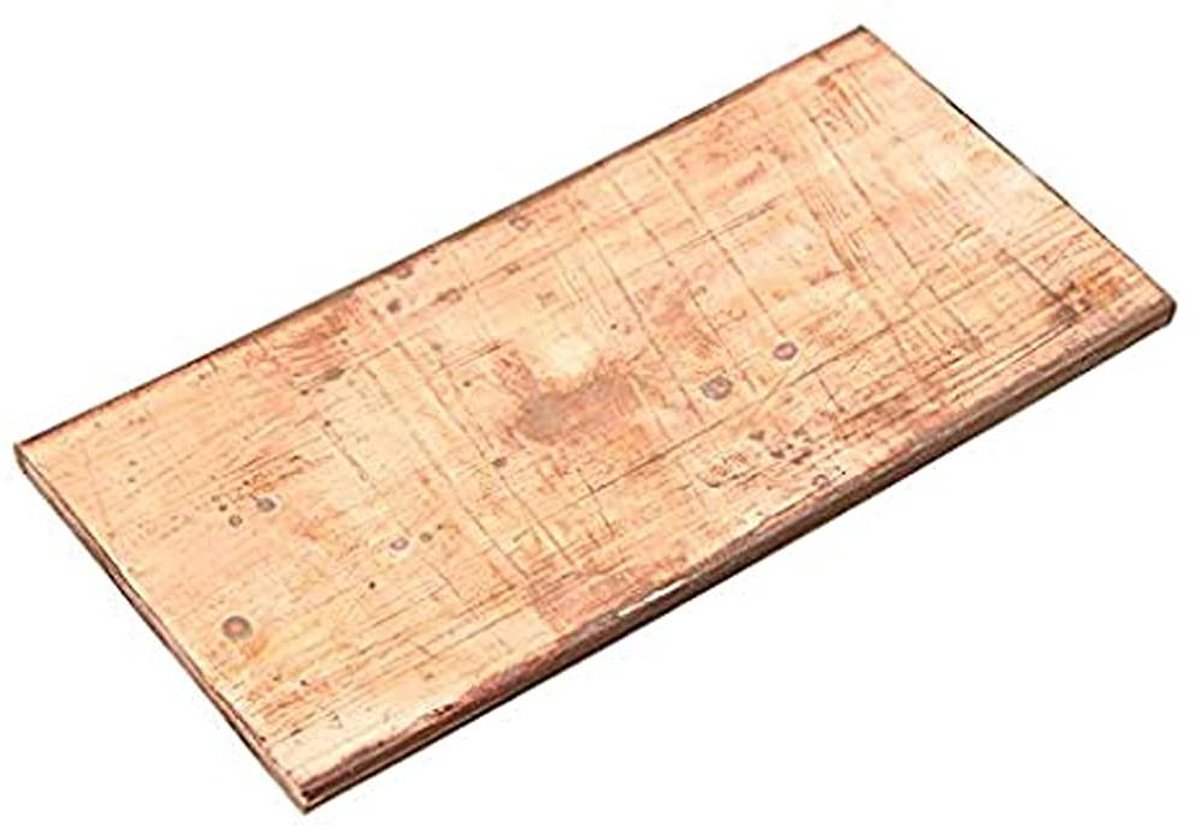 Koperen Plaat - Metaalplaat Koper - Metaalbewerking - Hoge Slijtvastheid - 3x50x100 mm - Koperkleurig