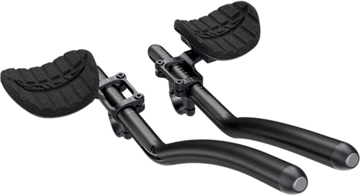 Fiets Stuur Extensies - Tijdrit Stuur Triatlon Stuur - Aerodynamisch Fietsen - Verstelbare Armsteunen - 110 mm - Zwart