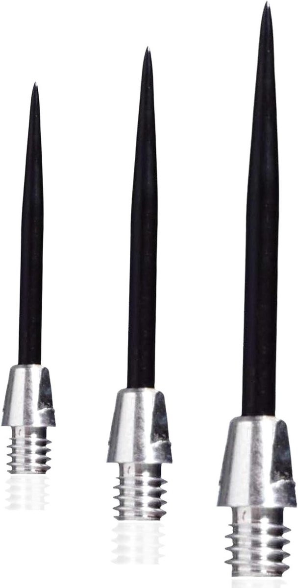 Stalen Dartpunten - Metalen Dartpijlen - Dartspel Verbeteren - 2BA Schroefdraad - 12 Stuks - Staal