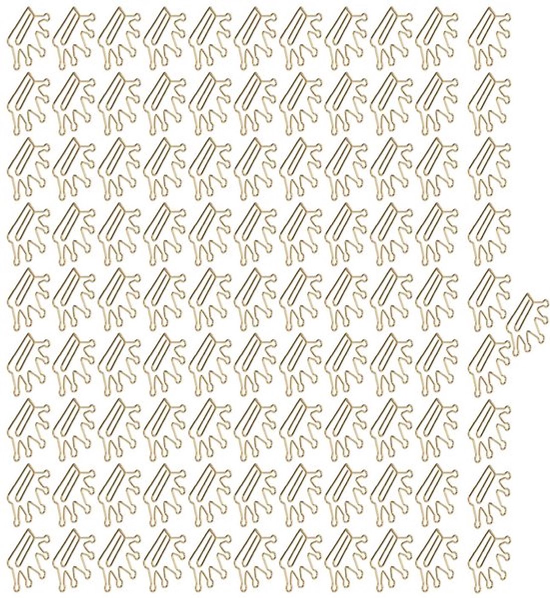 Store_9 - Gouden Kroon Paperclips - Creatieve Bladwijzers - 100 Stuks