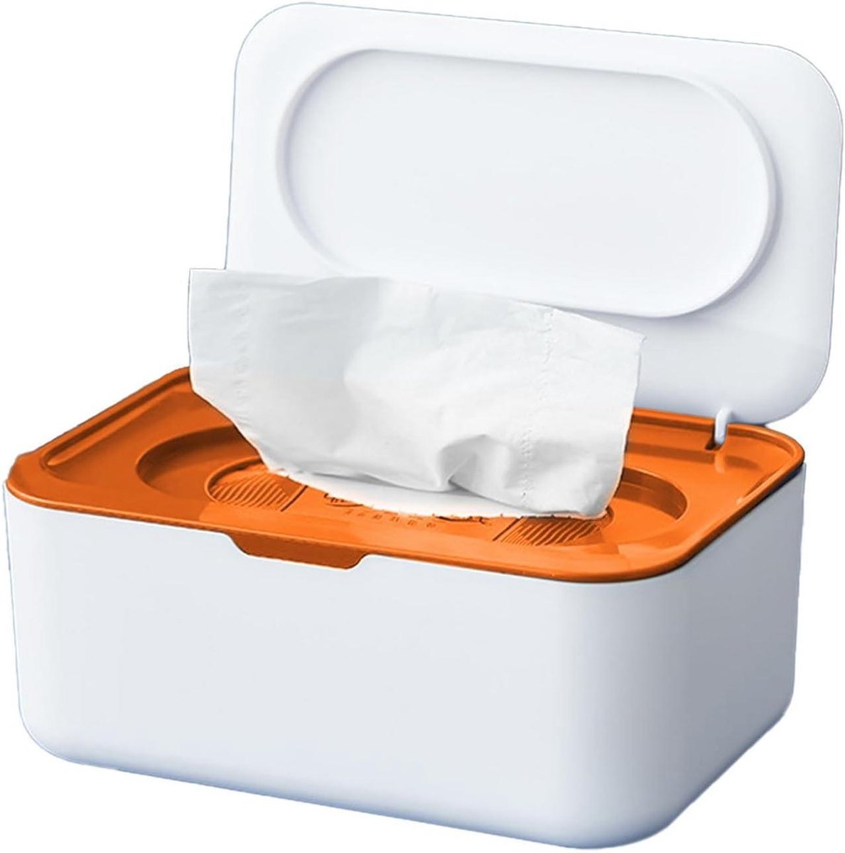 Voordeel Doos - Dispenser Houder - Doeken Fris Houden - Eén Hand Bediening - 19 x 13.5 x 7.5 cm