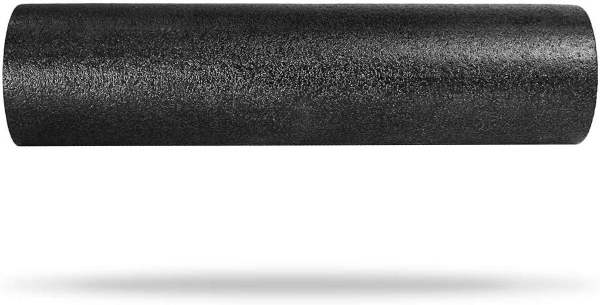 Fitness Foam Roller - Massage Roller - Spierherstel Training - Duurzaam EPE Schuim - 60 cm Lengte - Zwart