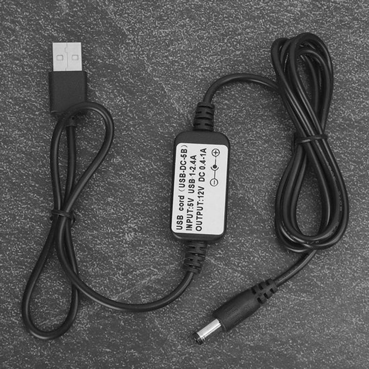 Dailygoody - USB-voedingsdatakabel - 5V 12V - 100 cm voedingslijn