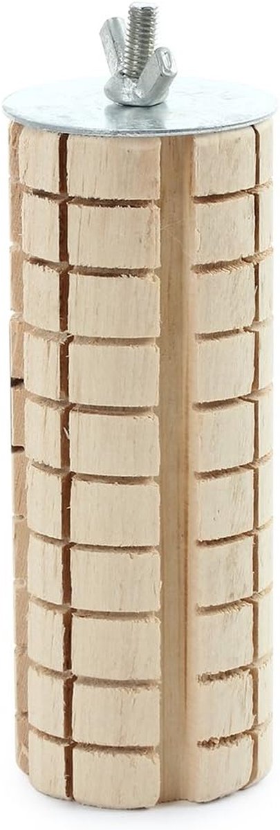 Houten Platform Plank - Knaagdier Speelgoed - Tanden Slijpen - Natuurlijk Hout - 10 x 38 cm - Natuurlijk