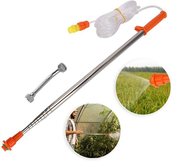 Watering Wand - Hose Sprayer Rod - Fruit Bomen Besproeien - Telescopisch Uitschuifbaar - Niet Gespecificeerd - Zilverkleurig — afbeelding 3