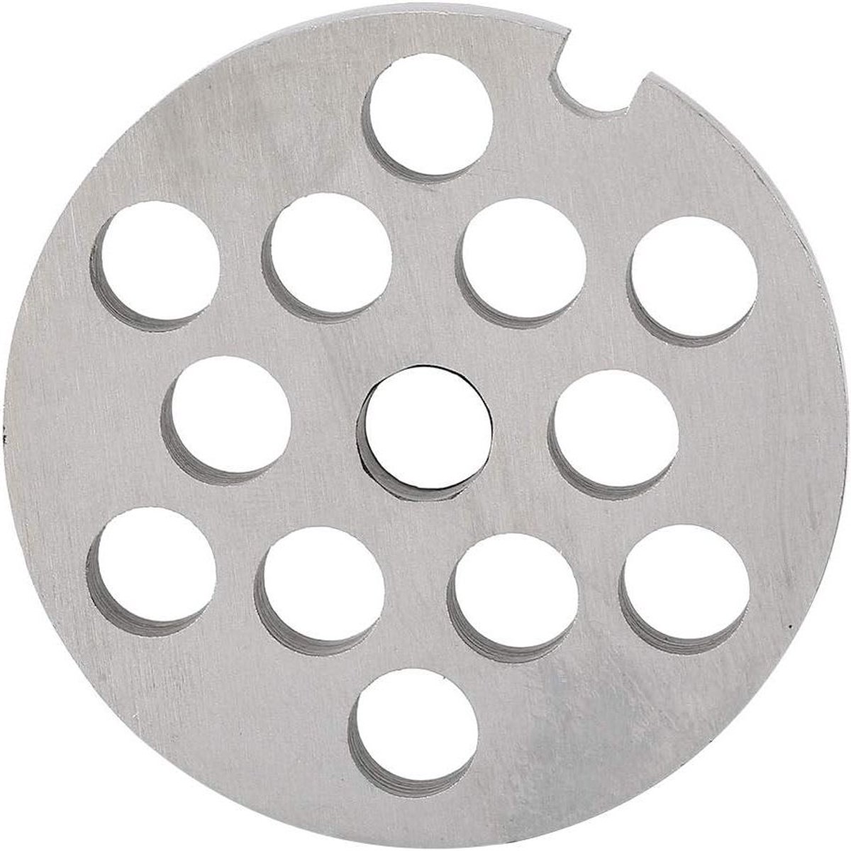 Vleesmolenplaat Roestvrij Staal - Vervangende Schijfmes - Vlees Malen - Voedselveilig Materiaal - 8mm - Rood