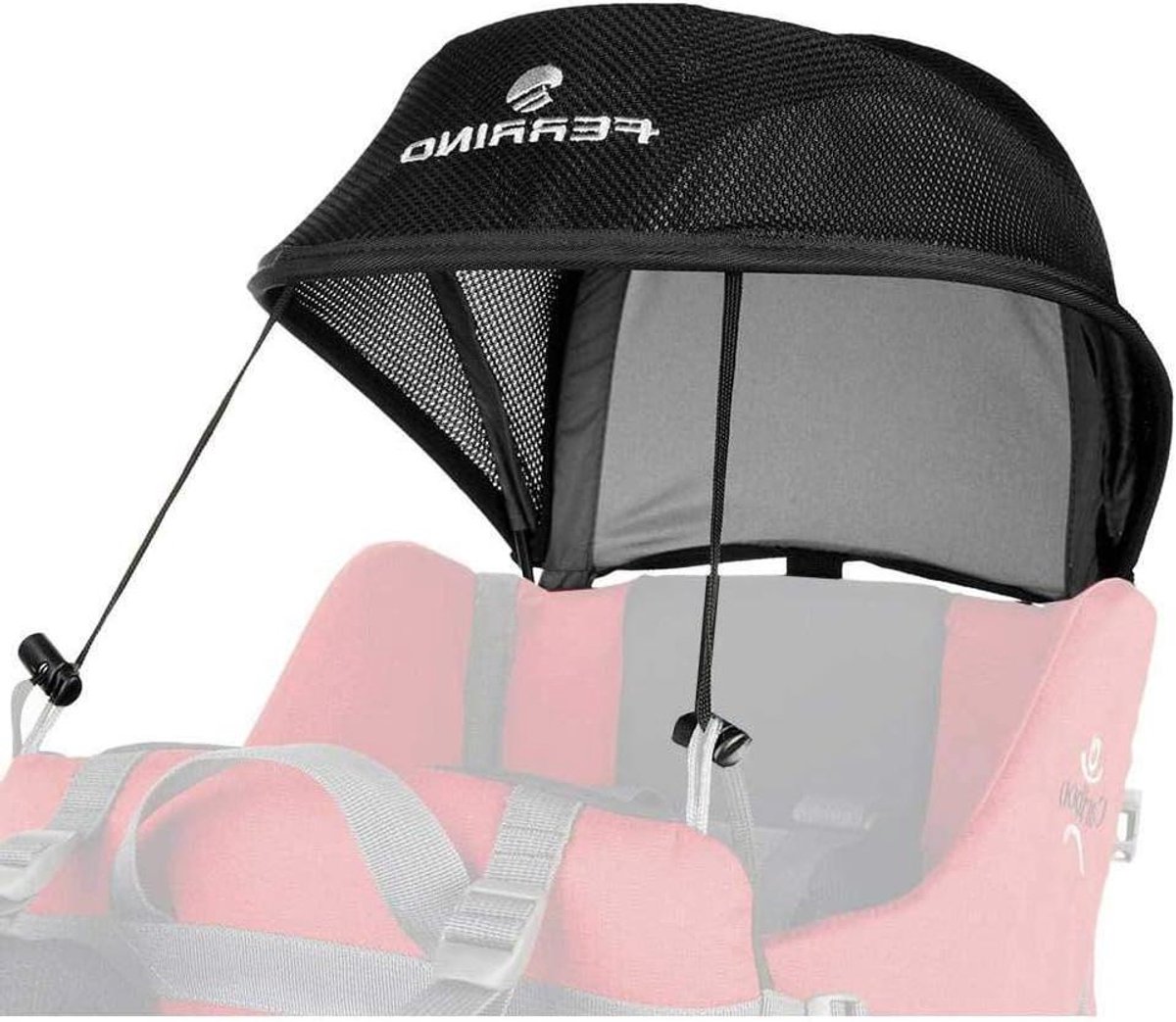 Babydrager - Kinderdrager - Buitenactiviteiten - Met zonwering - 448 x 292 cm - Zwart