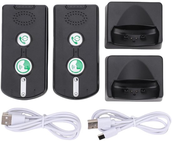 Draadloze Intercom - Huis Communicatie - Binnen Communiceren - Volledige Duplex - 500 M Bereik - Wit — afbeelding 2