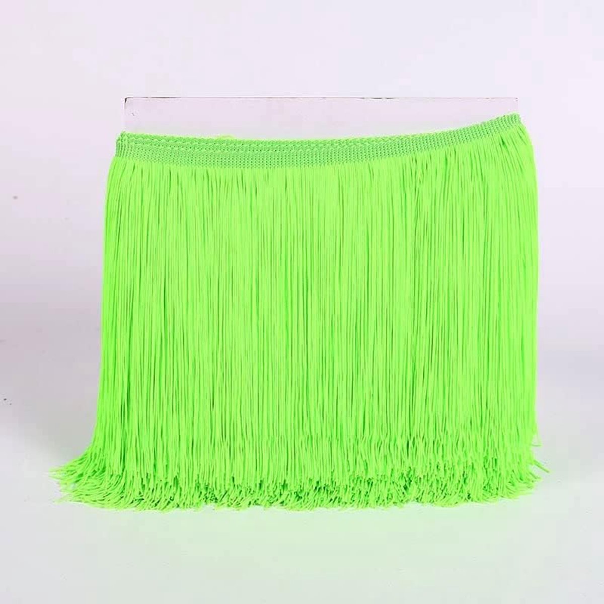 10 Yards 6 Inch Brede Kwastje Curtian Fringe Trim door De Yard voor DIY Naaien Ambachten Kleding Gordijnen Decoratie-Neon Groen