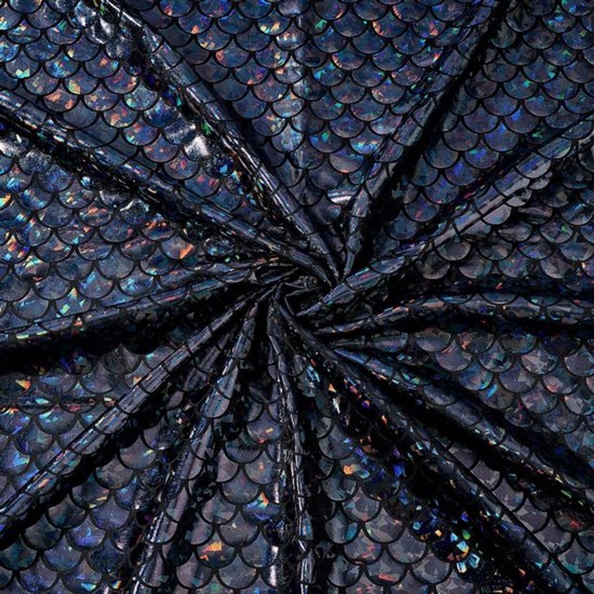 VT Goods - Zeemeermin Stof - Sparkly Hologram - 100x150cm - Stretch