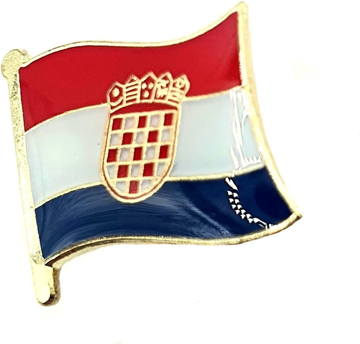Kroatische EU metalen emaille land vlag Pin Badge, Metaal