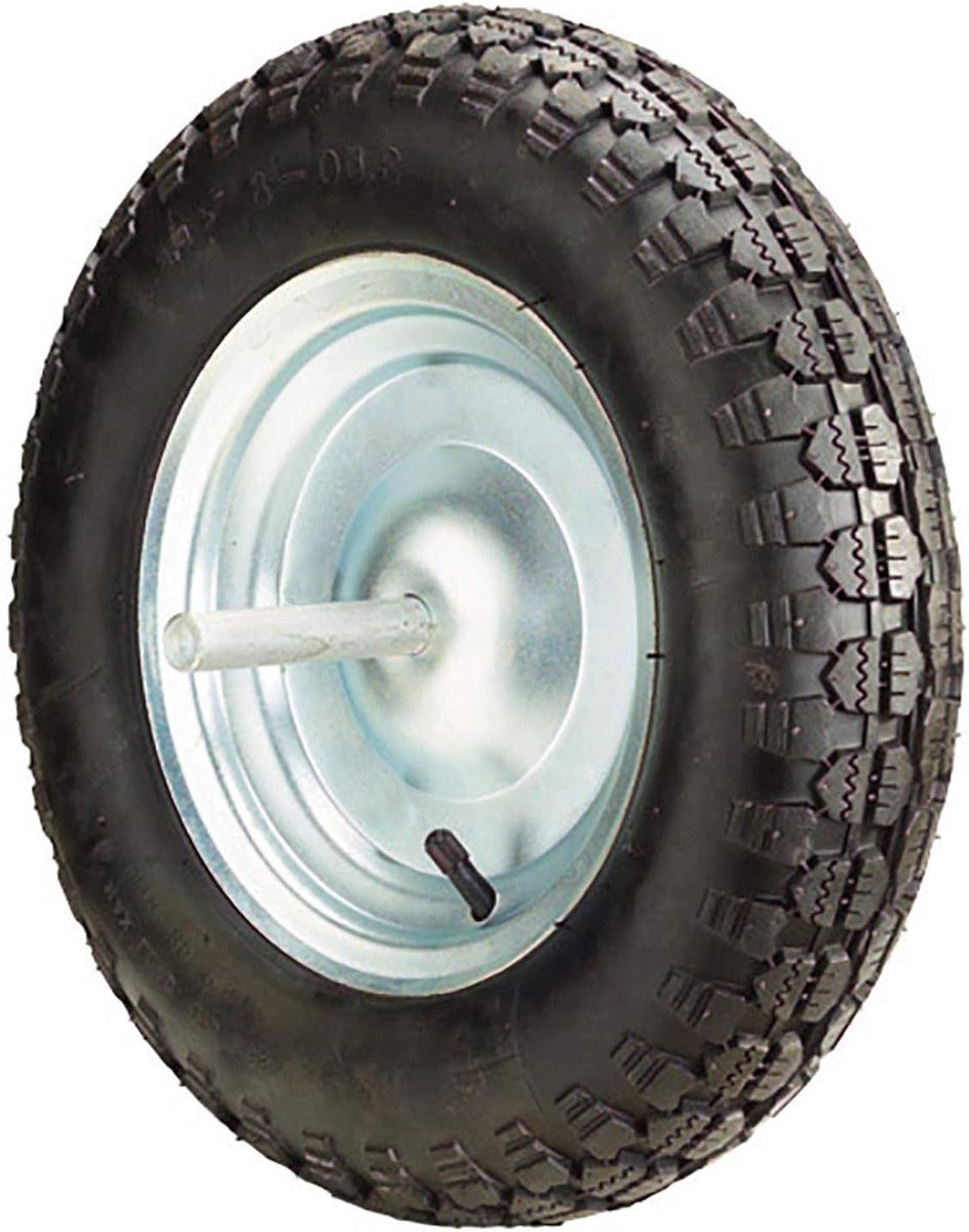 Kruiwagenband - Wielband Buitenband - Bouwwerkzaamheden Uitvoeren - Speciaal Voor Bouwplaatsen - 370 mm Diameter - Zwart