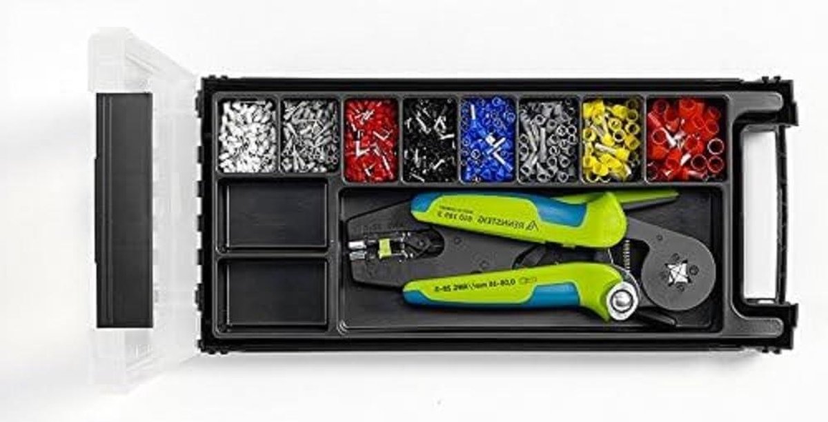 Crimpadora - Tang - Elektrisch werk - Specialist in tangen - 34 x 15 x 15 cm - Multicolor
