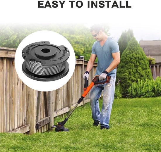 Vervangende spoel en dekselset voor Bosch Easy GrassCut van Merkloos	 — afbeelding 4