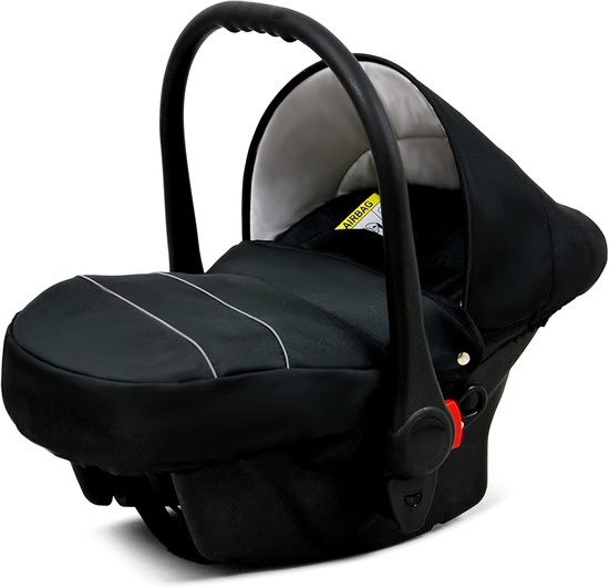 Kinderwagen 3-in-1 Reiswieg Autostoel Inclusief Regenhoes Voetenzak van Merkloos — afbeelding 2