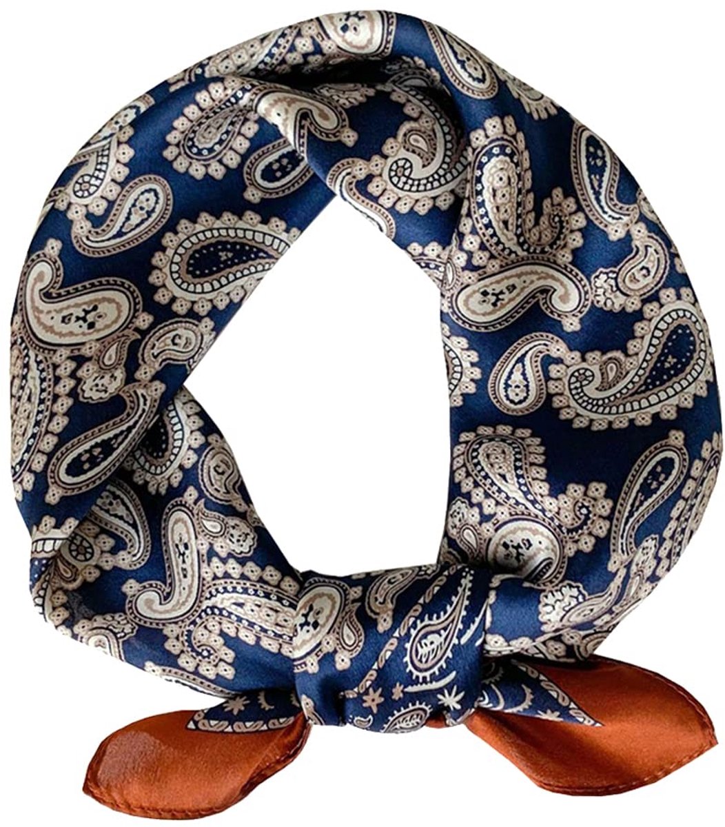 Zijdesjaal voor dames,halsdoek,zijden doek,sjaal,halsdoek,zijden sjaal,bandana zakdoek aanzet pols-hoofddoeken
