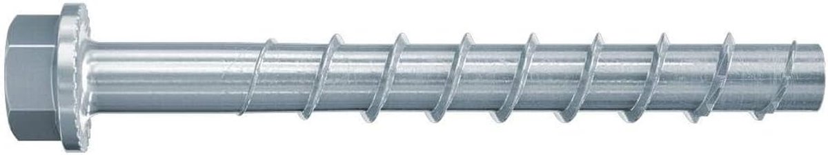 Betonschroeven - Betonankers Schroeven - Veilige Bevestiging - Speciale Zaagtand Geometrie - 12 x 150 mm - Grijs