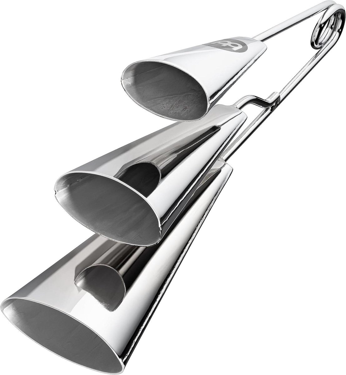 Triple A-Go-Go Bell - Percussie Bel - Muziek Maken - Tonaal Afgestemde Klokken - 3556 cm - Chroom