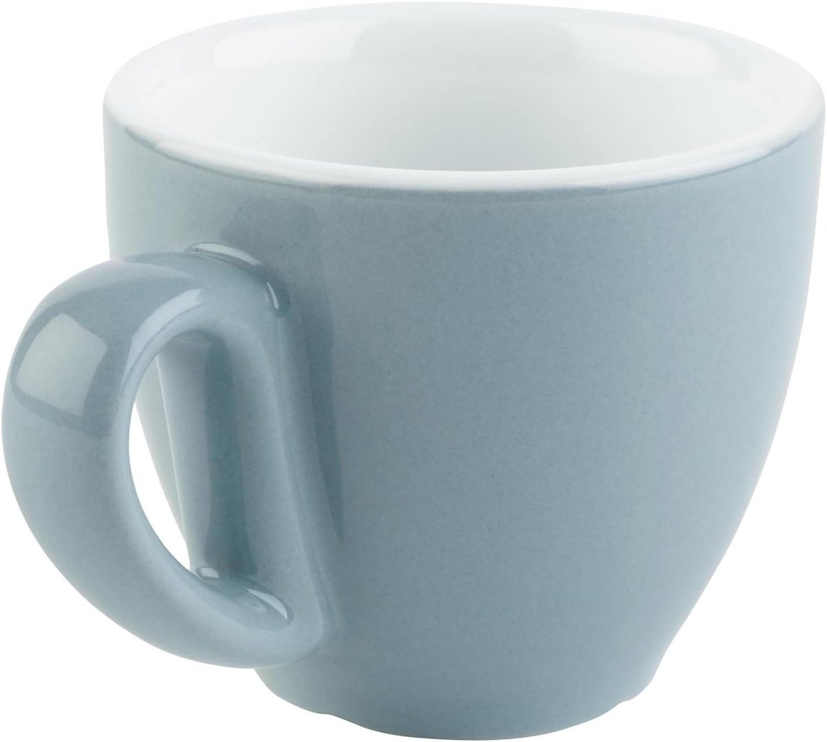 Espressokopje - Koffiekopje Mok - Koffie Genieten - Stapelbaar Design - 80 ml - Blauw