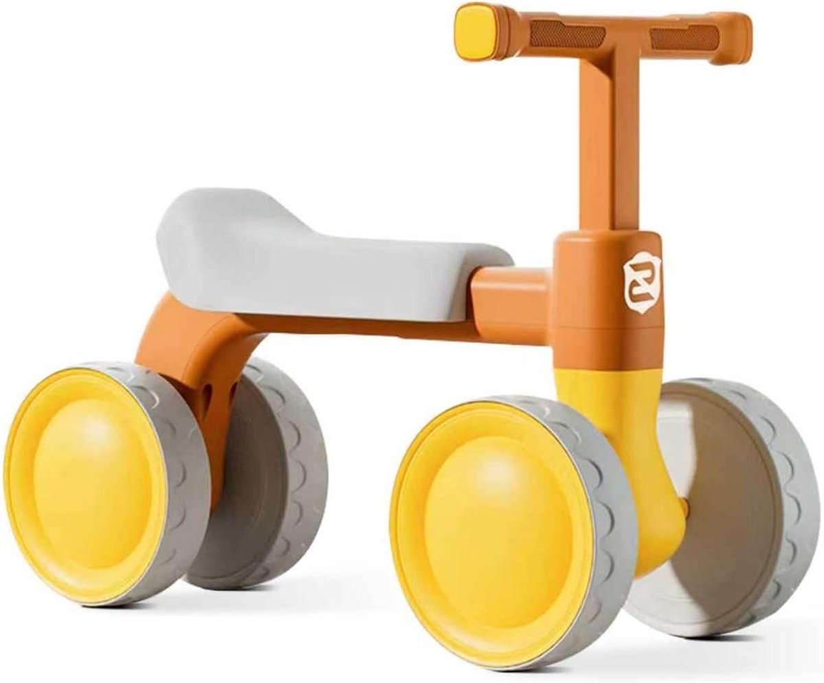Kinder driewieler - Loopfiets peuter - Buiten spelen - Stevig frame - Niet gespecificeerd - Oranje