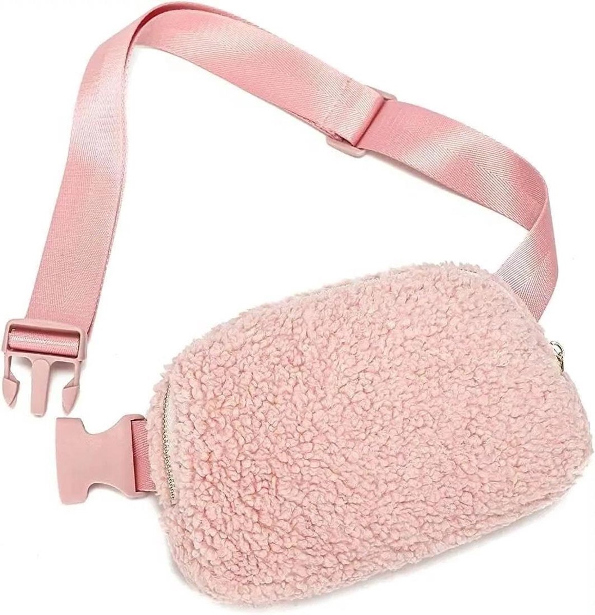 Pluche Tote Bag - Sherpa Tas - Dagelijkse Benodigdheden - Zachte Teddy Fleece - 20 x 14 x 5 cm