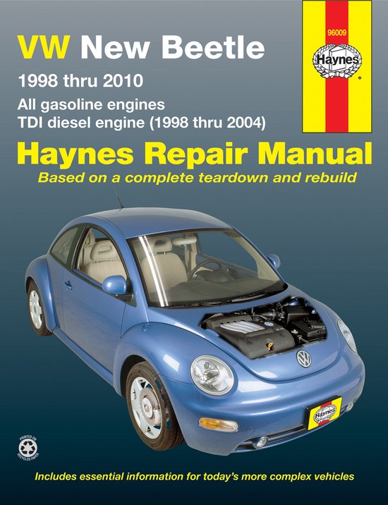 VW New Beetle Automotive Repair Manual - cover