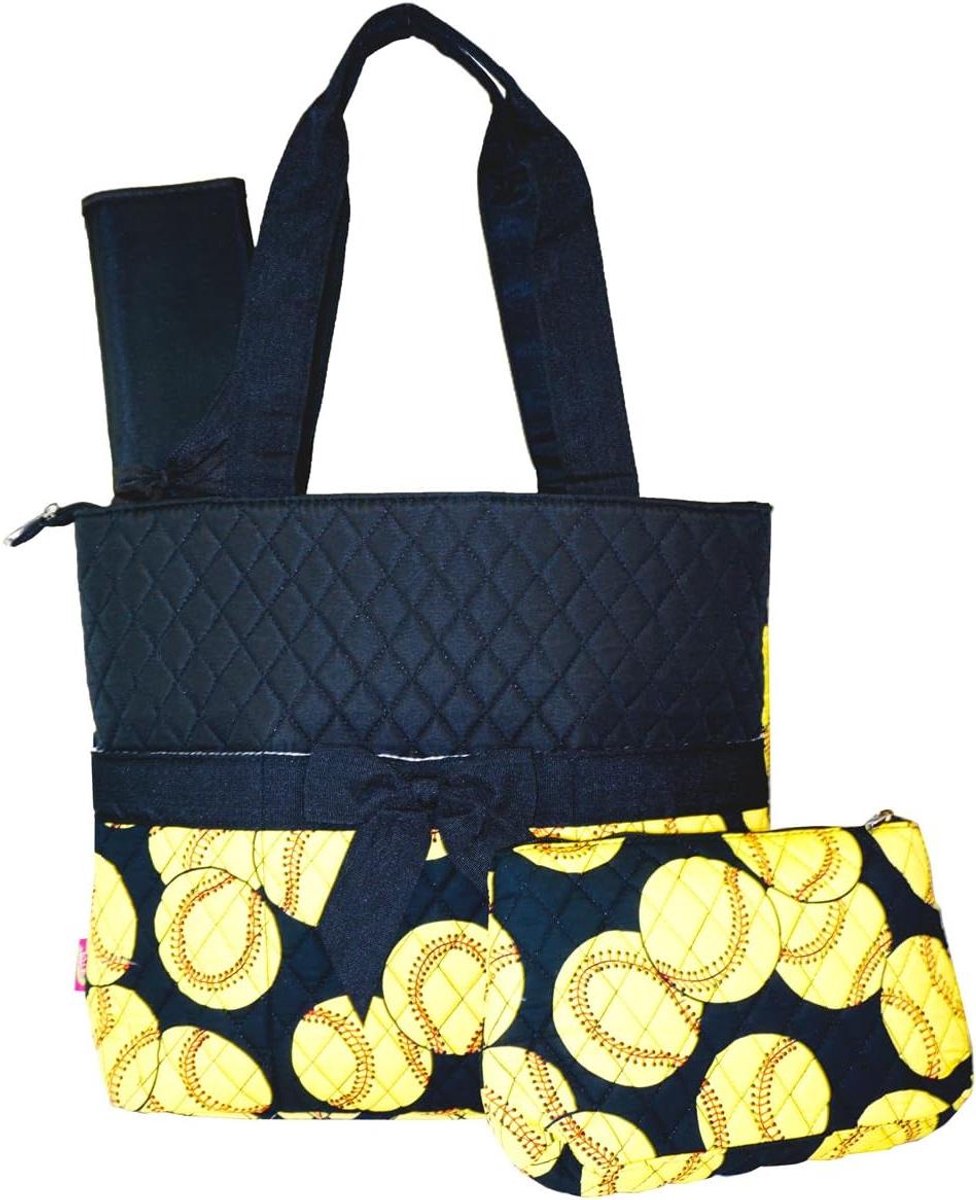 Luiertas Set - Baby tas Verzorgingstas - Baby verzorgen - 3-delig met accessoires - 43x32x12 cm - Softbal