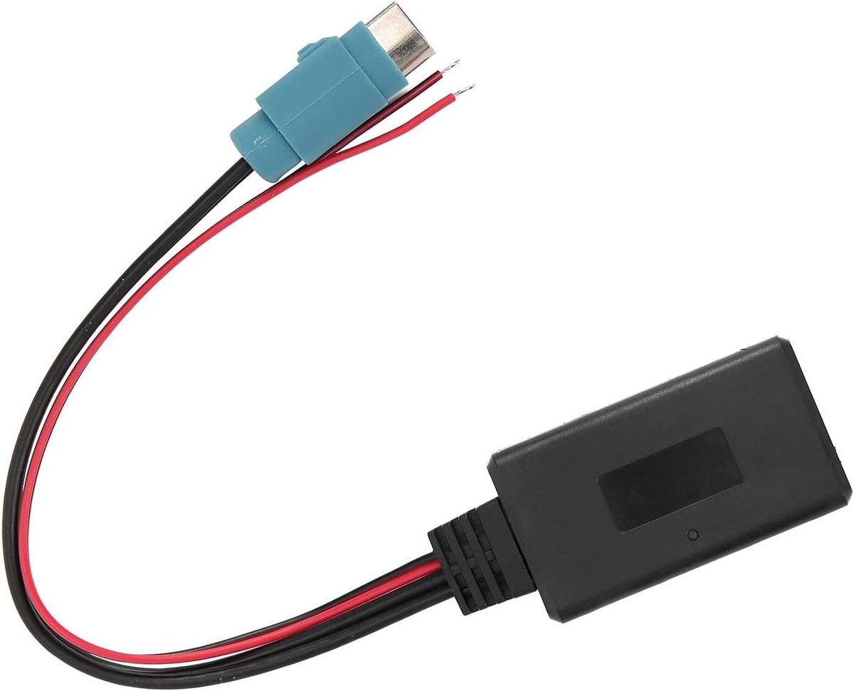 Bluetooth Module - FM Zender Adapter - Draadloze Muziek Streaming - AUX Ingang - 12 Volt - Zwart