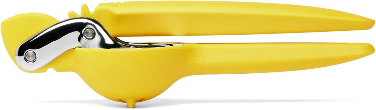 Citruspers - Sap Pers - Verse Sapjes Maken - Omgekeerd Sap Mechanisme - 27 cm - Geel