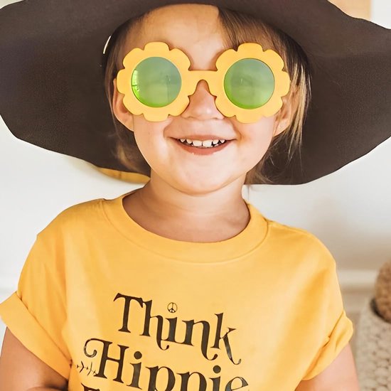 Kinder Zonnebril - Baby Zonnebril - Bescherming Ogen - Polariserende Lenzen - 0-2 Jaar - Geel van Kinder — afbeelding 2