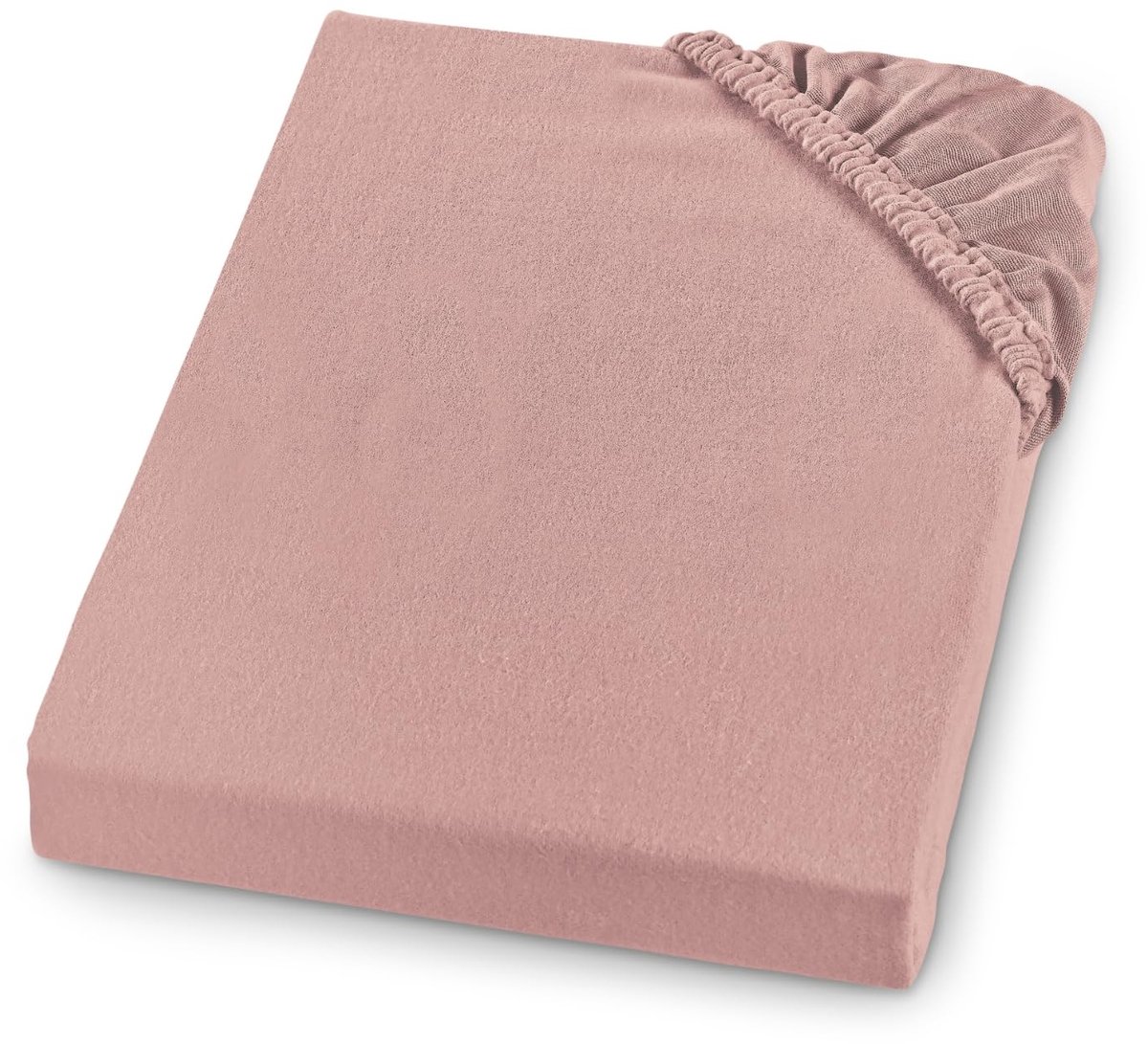 Hoeslaken, kinderbed, flanel, Made in Germany, 100% katoen, elastiek rondom, matrassen tot 13 cm hoog, Oeko-Tex, wasbaar tot 60 graden, 70 x 140, roze