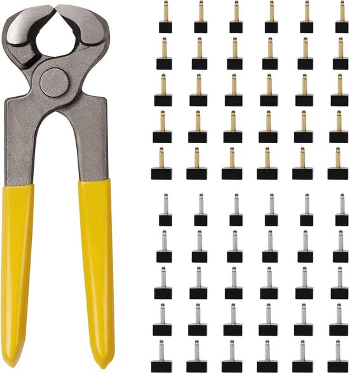 - Zwarte Hakbeschermers - Siliconen - Universeel - Set van 60 - Hoge Hakken - Bescherming - Geschikt voor Stiletto's - Rubberen - Hakdopjes - Hakkenbeschermers & Reparatie - 30 Paar met Deuvelpinnen - Hakvervangers & Beschermtips