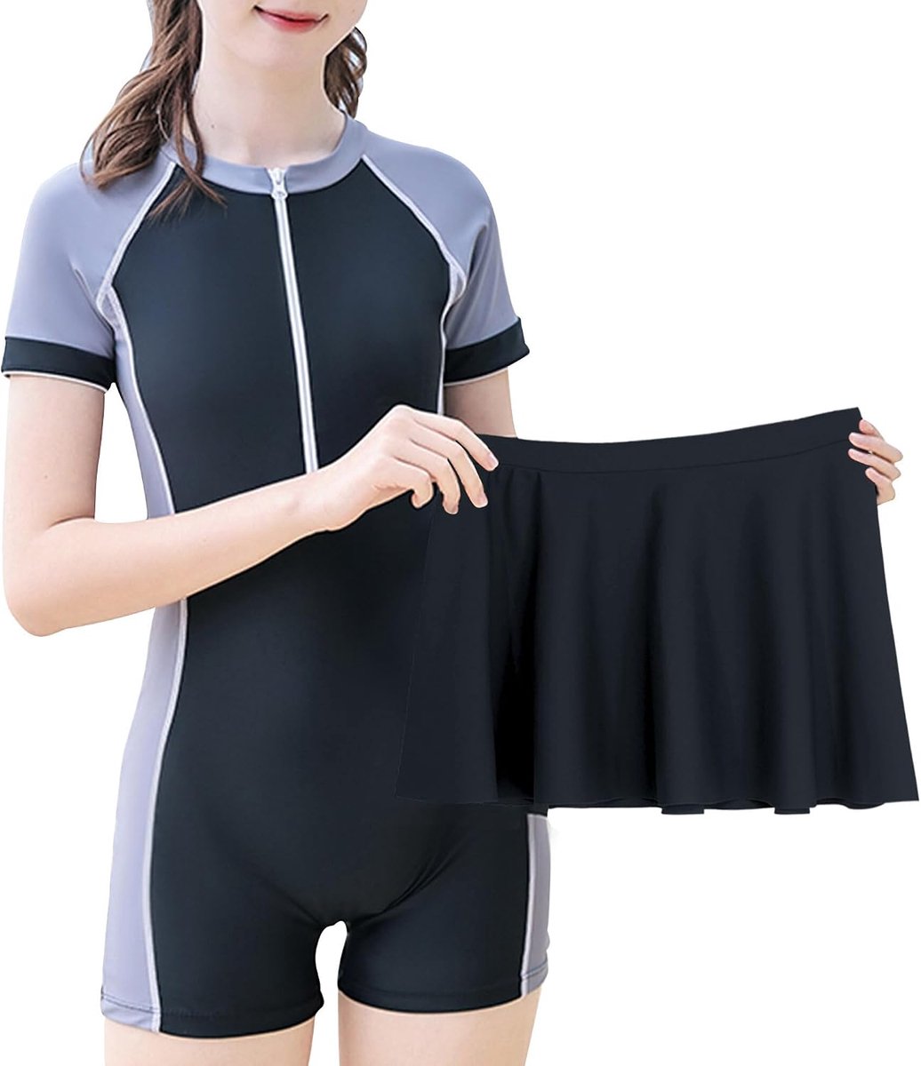 Badpak meisjes badmode badmode sneldrogend zwempak stretch zwempak zonnebescherming zwemkleding zwemkleding sport badkleding 140 150 160 170