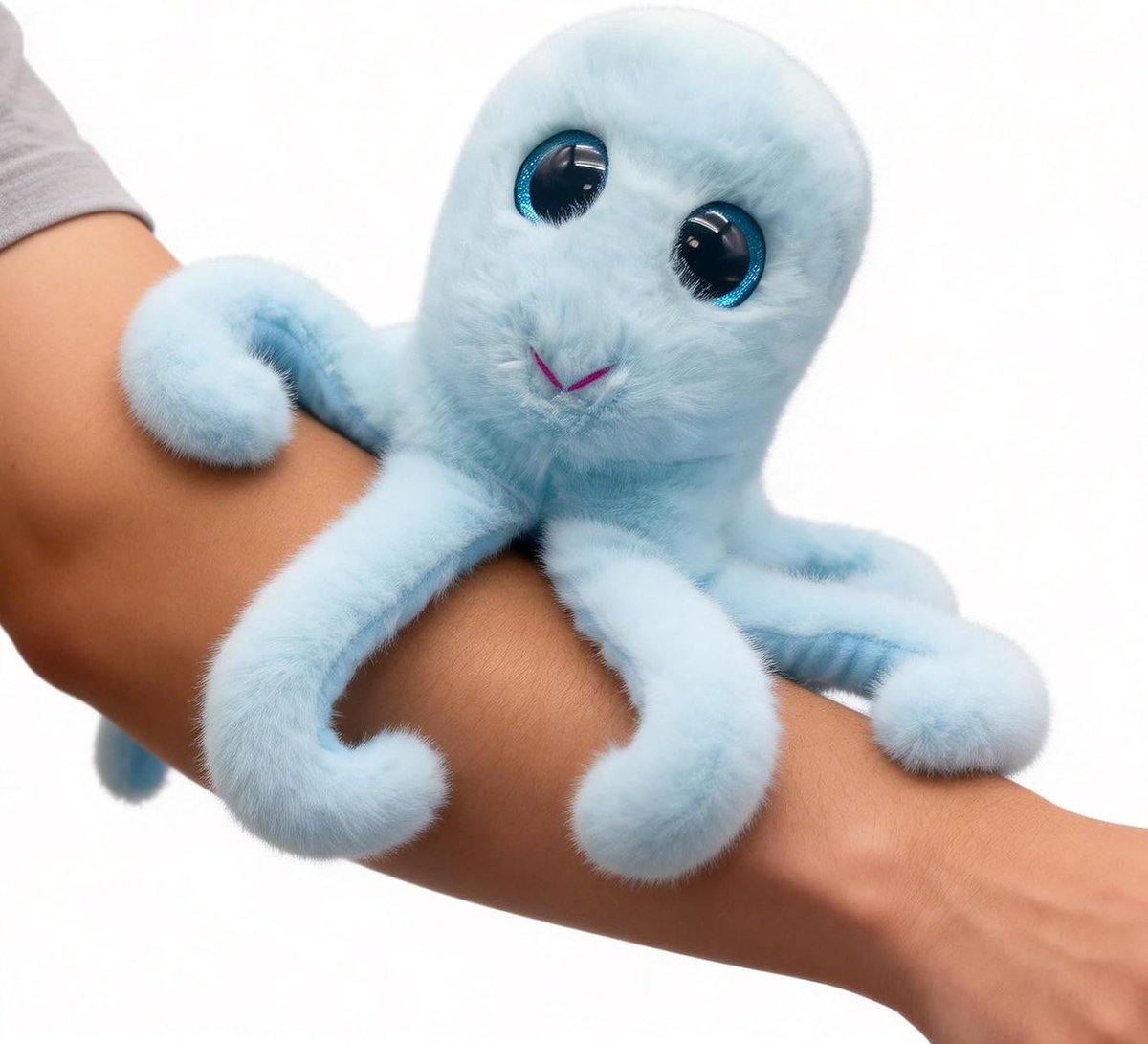 Baby octopus knuffeldier schattige octopus pluche dier 25 cm | Schattige knuffel octopus, realistisch en zacht, knuffelzacht voor kinderverjaardagen en speciale gelegenheden, interieur