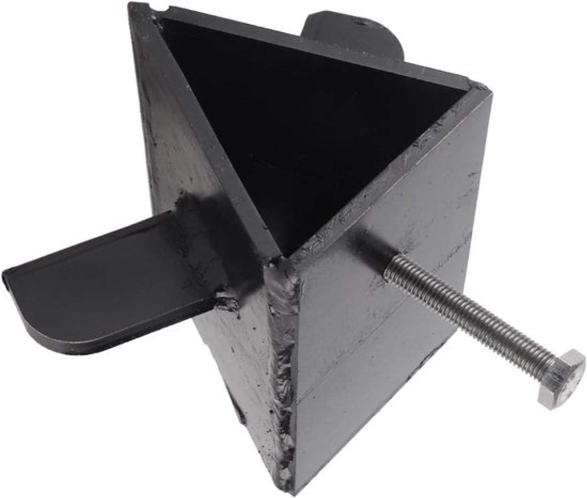 Hydraulische houtsplitter met titanium stalen mes, krachtige prestaties, geschikt voor horizontaal gebruik, zwart, compact en efficiënt
