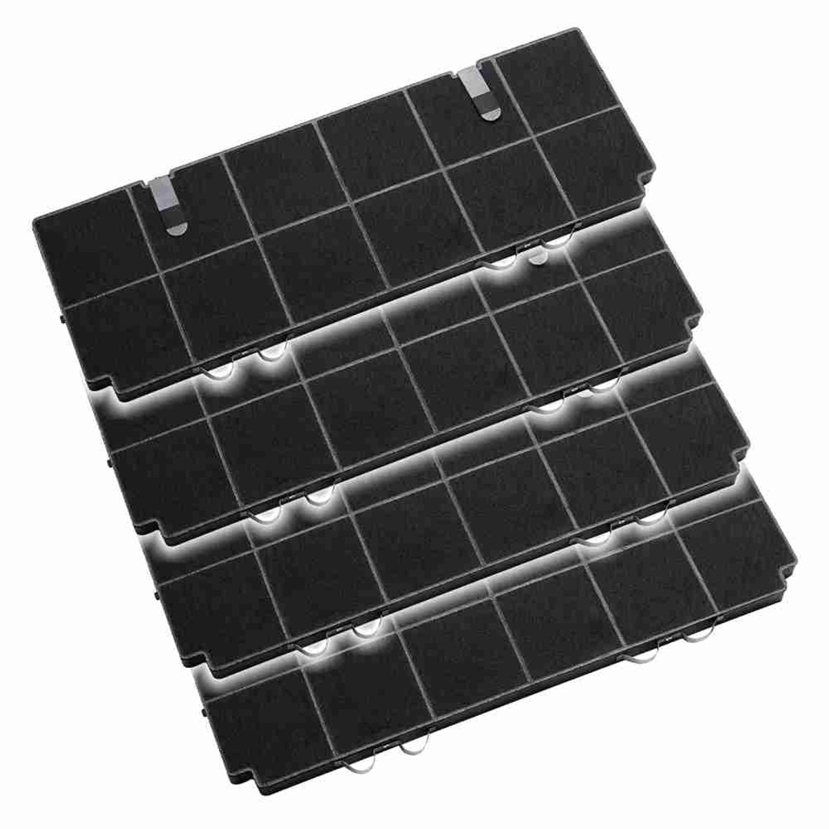 4x Progress Longlife Koolstoffilter MCFB73