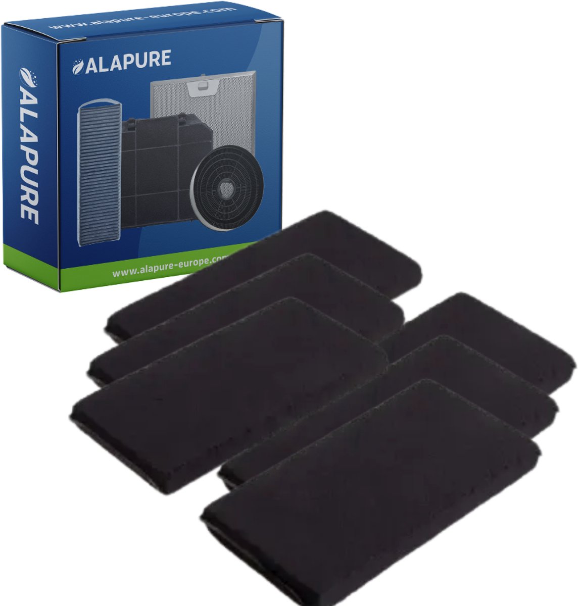 3x Koolstoffilter voor Novy Monoblock 8740400 (2St.)