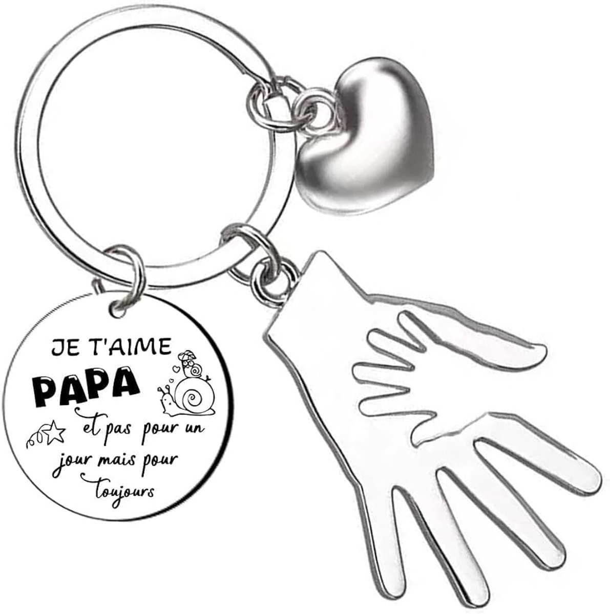 Vaderdag Papa Originele oom Peetvader Sleutelhanger Idee Cadeau Moeder Tata Peettante Grootmoederdag Doop Peetvader Peettante