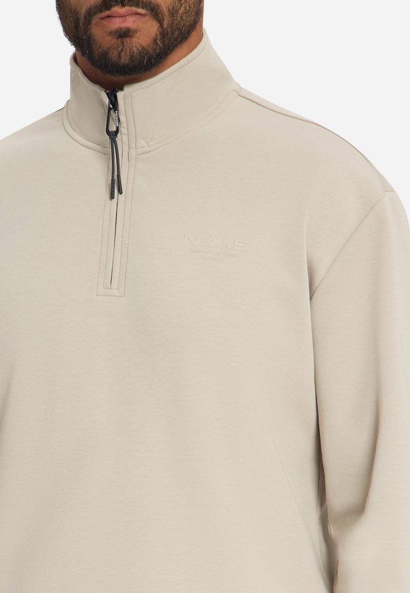 Sweater met Halve Rits