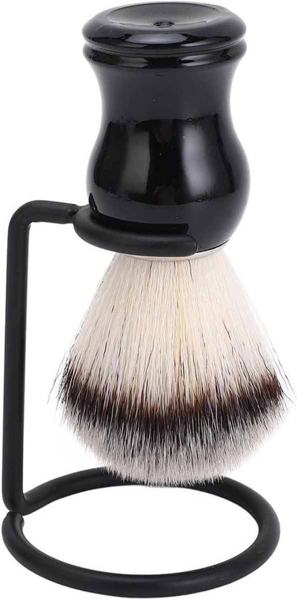 Scheerkwast set voor heren - Baardverzorgingsgereedschap - Haarscheerkwast met houder - Scheercreme - Scheerzeep - Luxe scheerset