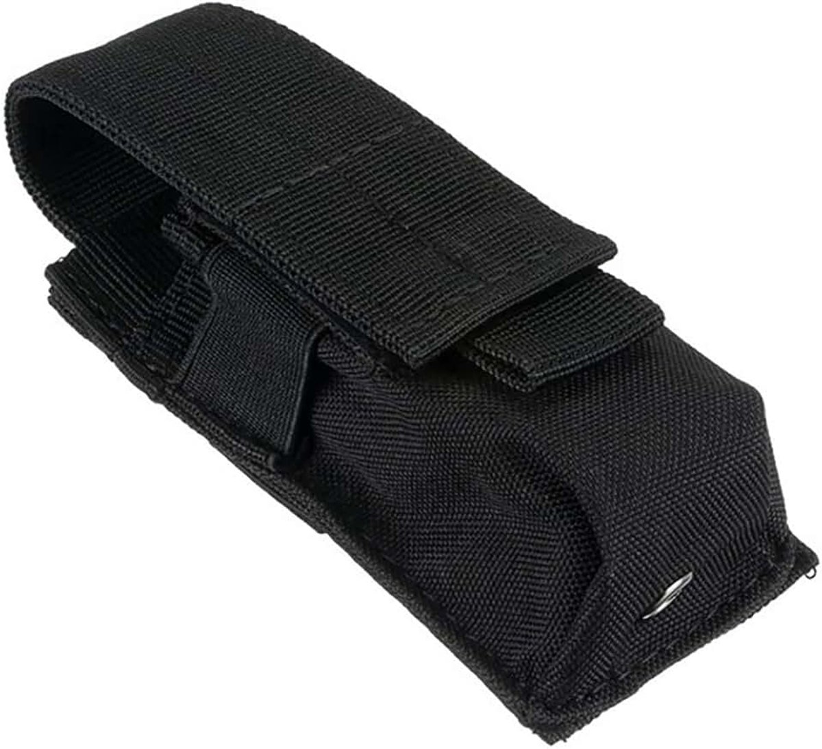 Zalati zaklamp holster zaklamp tas met gesp en klittenband draagtassen voor wandelen, kamperen, patrouilleren buitenactiviteiten 's nachts