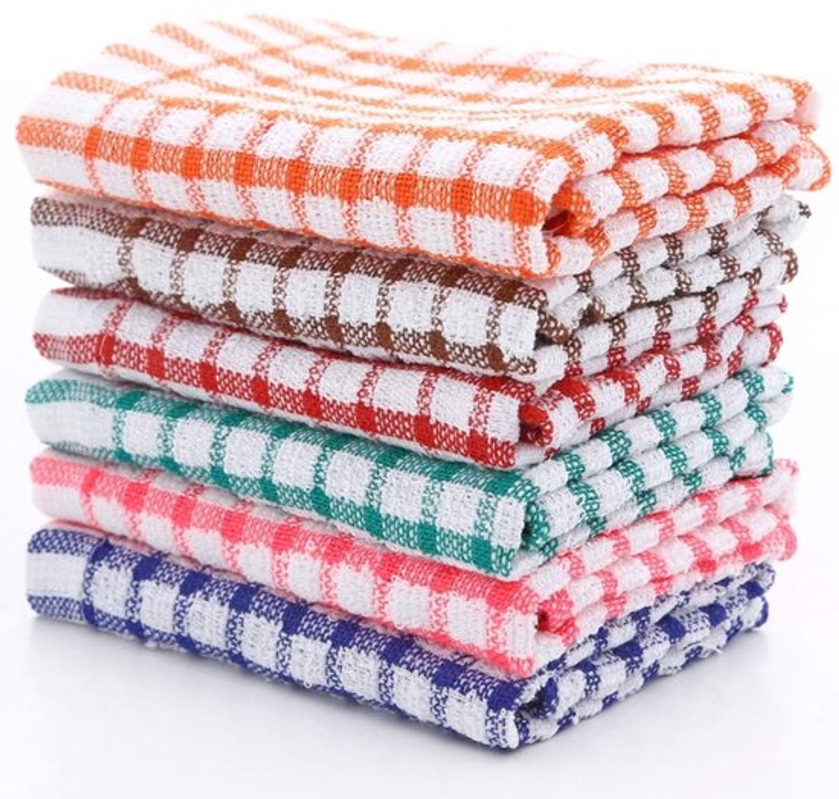 - Set van 6 premium theedoeken - Katoen absorberend - Pluisvrij en duurzaam - Diverse kleuren - Keukenhanddoeken voor elke keuken - Voor al...