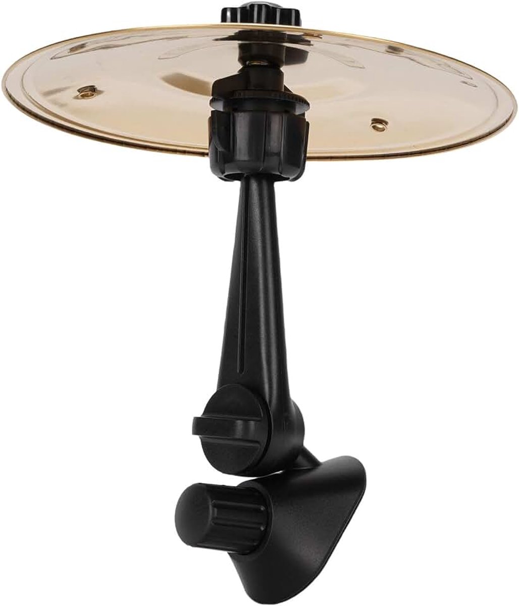 Drum Cymbal Luchtventilatie, Mini Drumcrash Cymbal voor Muziekliefhebbers en Drummers, Eenvoudige Installatie op Dashboards en Ventilatieopeningen (GOLD)