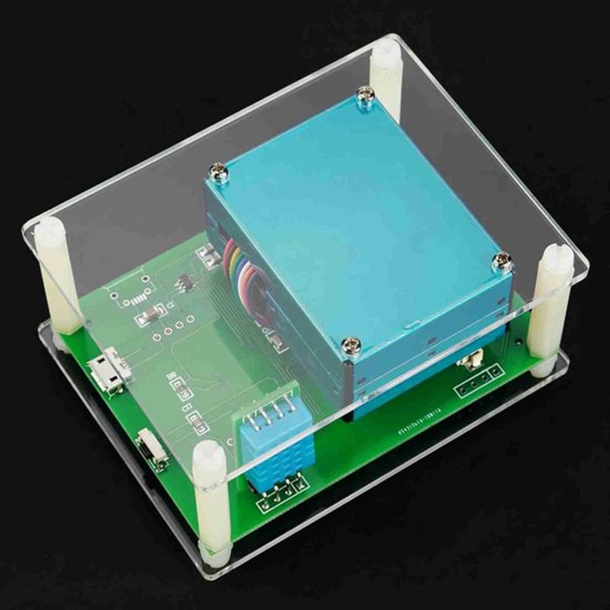 Luchtkwaliteitsmonitor voor binnen, PM2.5 met 2.8 inch TFT scherm, luchtvervuiling en gasdetectie voor thuis, auto en buitengebruik
