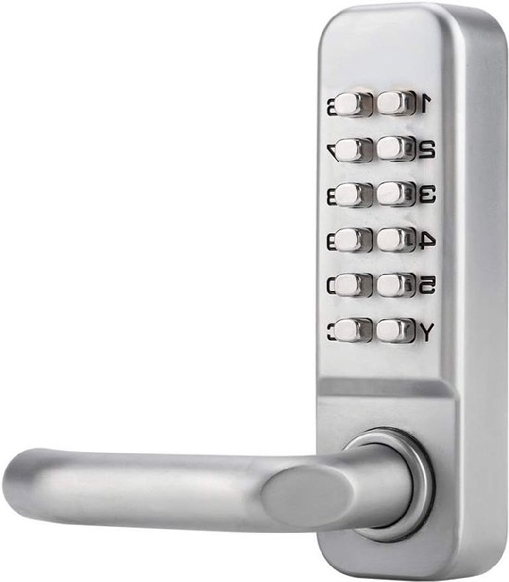 Waterdichte Mechanische Codelock met 1-11 Cijfers, Sleutelloze Combinatieslot voor Houten Deuren, Ideaal voor Kantoor en Beveiliging