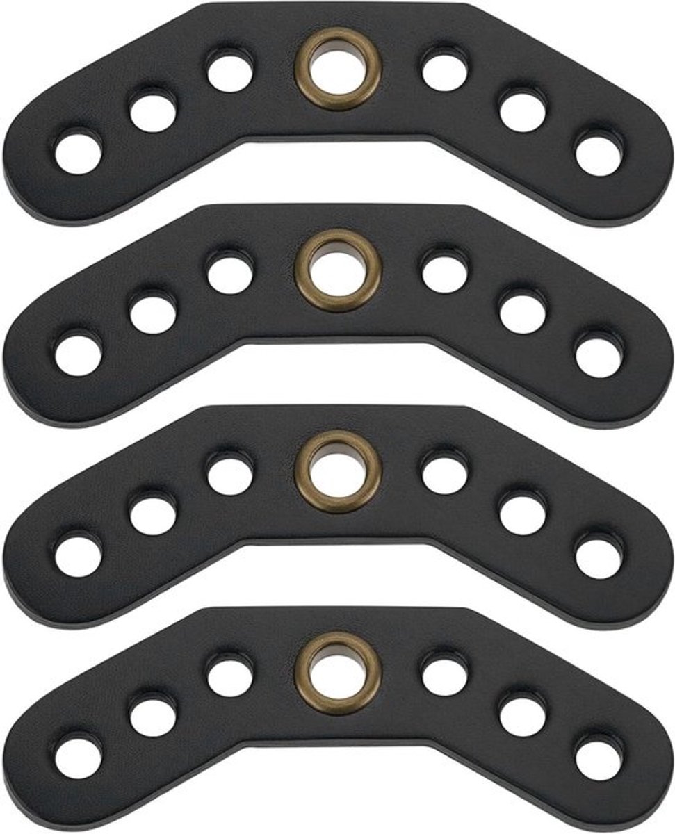 Boog- Juk- Metalen - Zwart - Grommet - Boog - Strap - Mount - Lederen - Compound Boog Pols Sling (12x4.5x0.45cm)