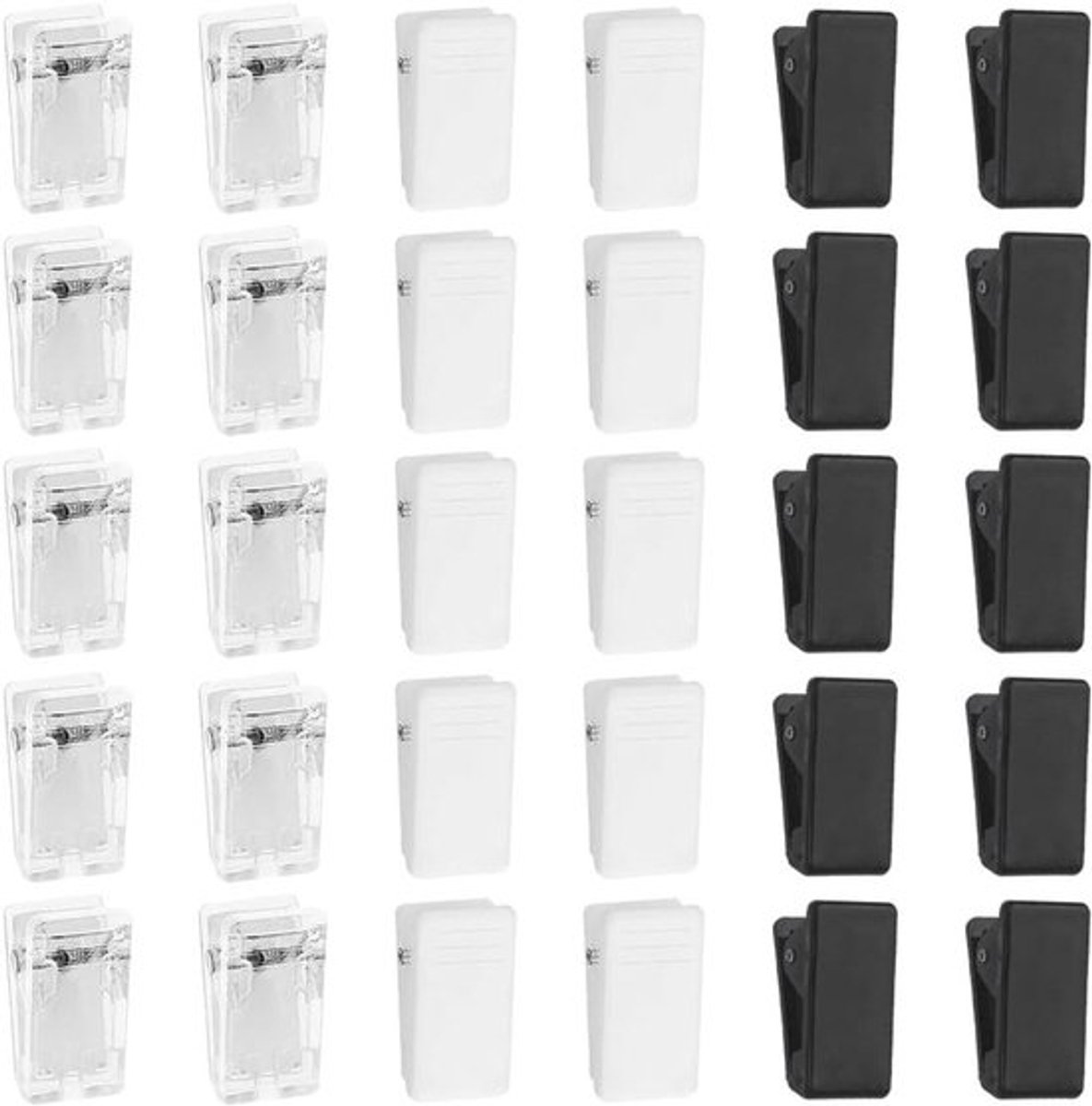 Zelfklevende clips voor wandtapijt - 30 stuks (3 kleuren)