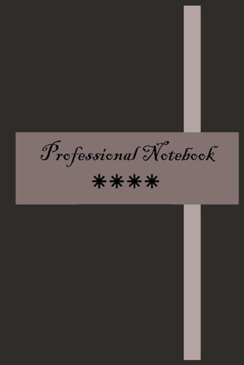 Cover Notebook: Black & White pages it is a solid color notebook features the color combination