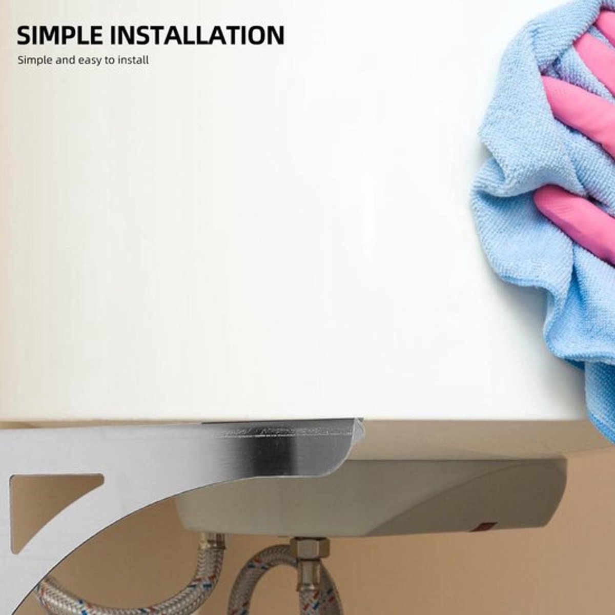 Houder voor elektrische boilers - Wandhouder voor Britse huizen - RVS materiaal